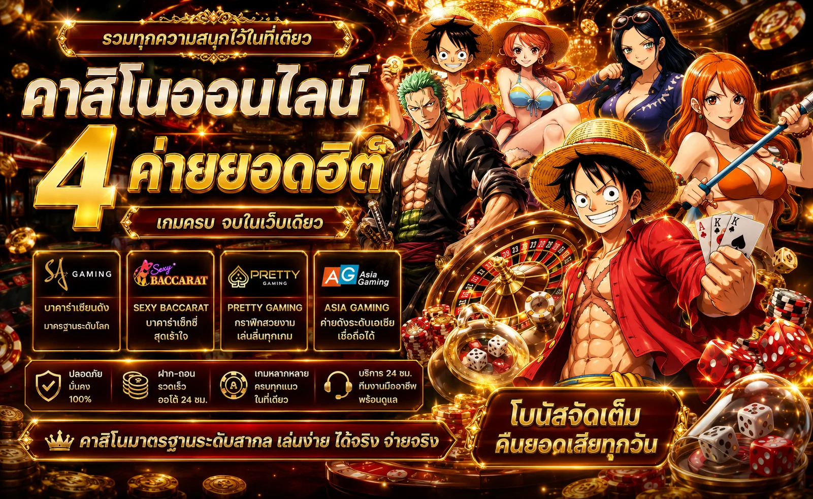 สมหวัง168 คาสิโนออนไลน์บาคาร่าสดดีลเลอร์สาวสวย